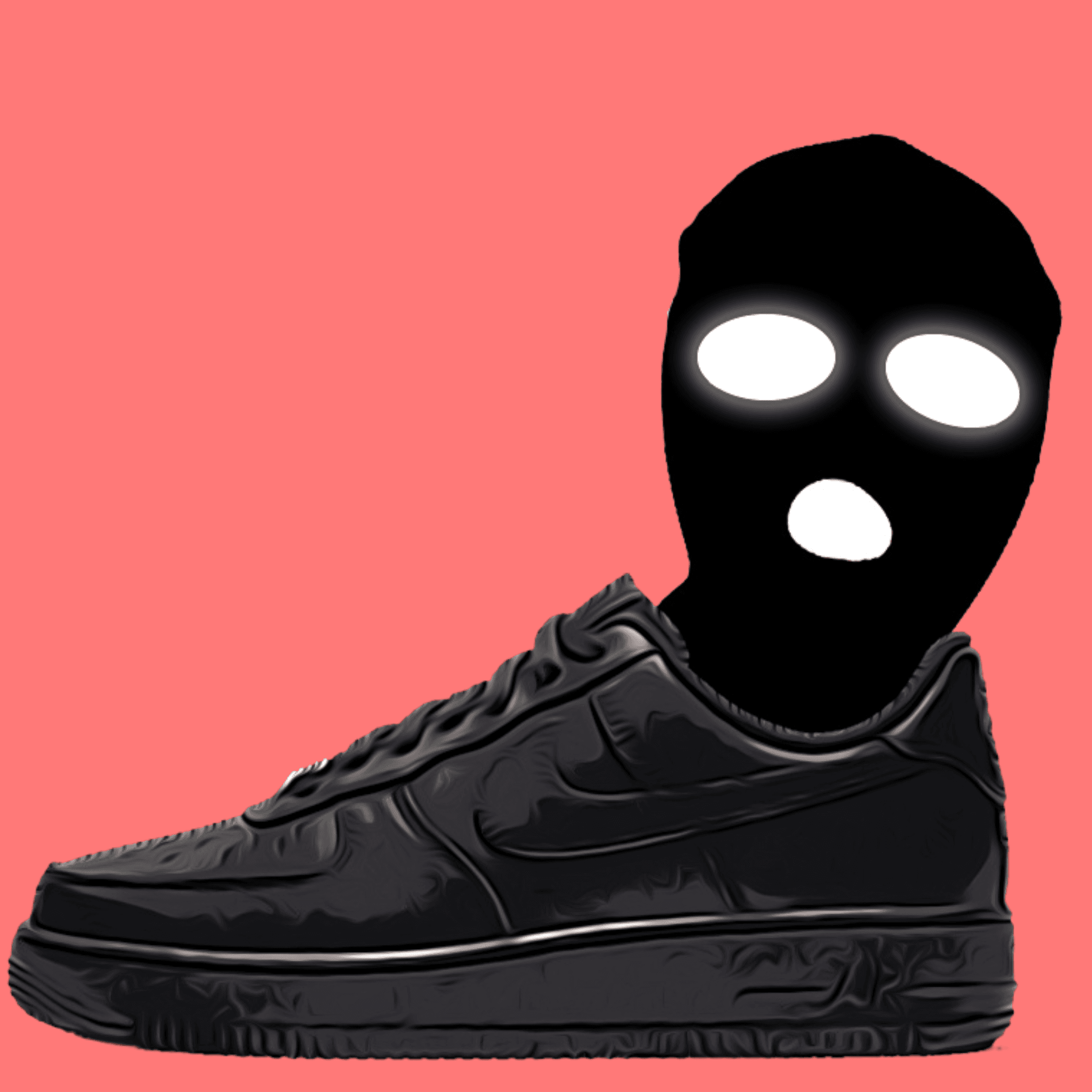 Black Air Force 1s