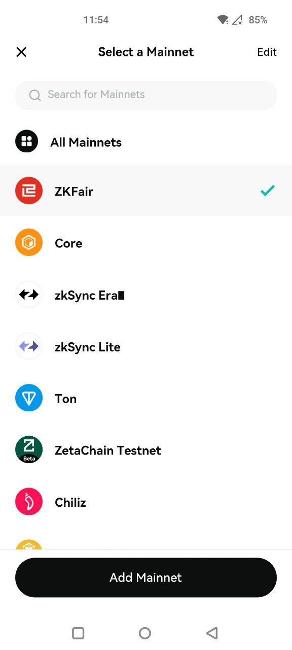 ZKFair (ZKF) 钱包下载步骤