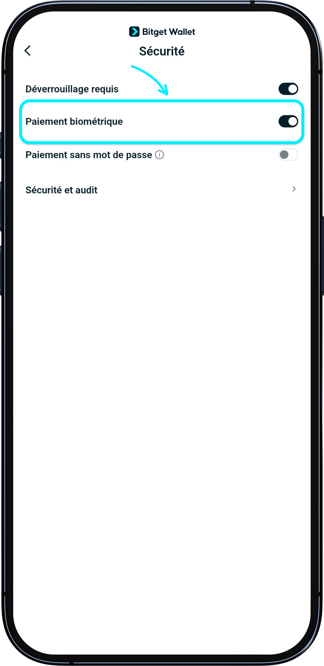 Renforcer la sécurité de votre Bitget Wallet