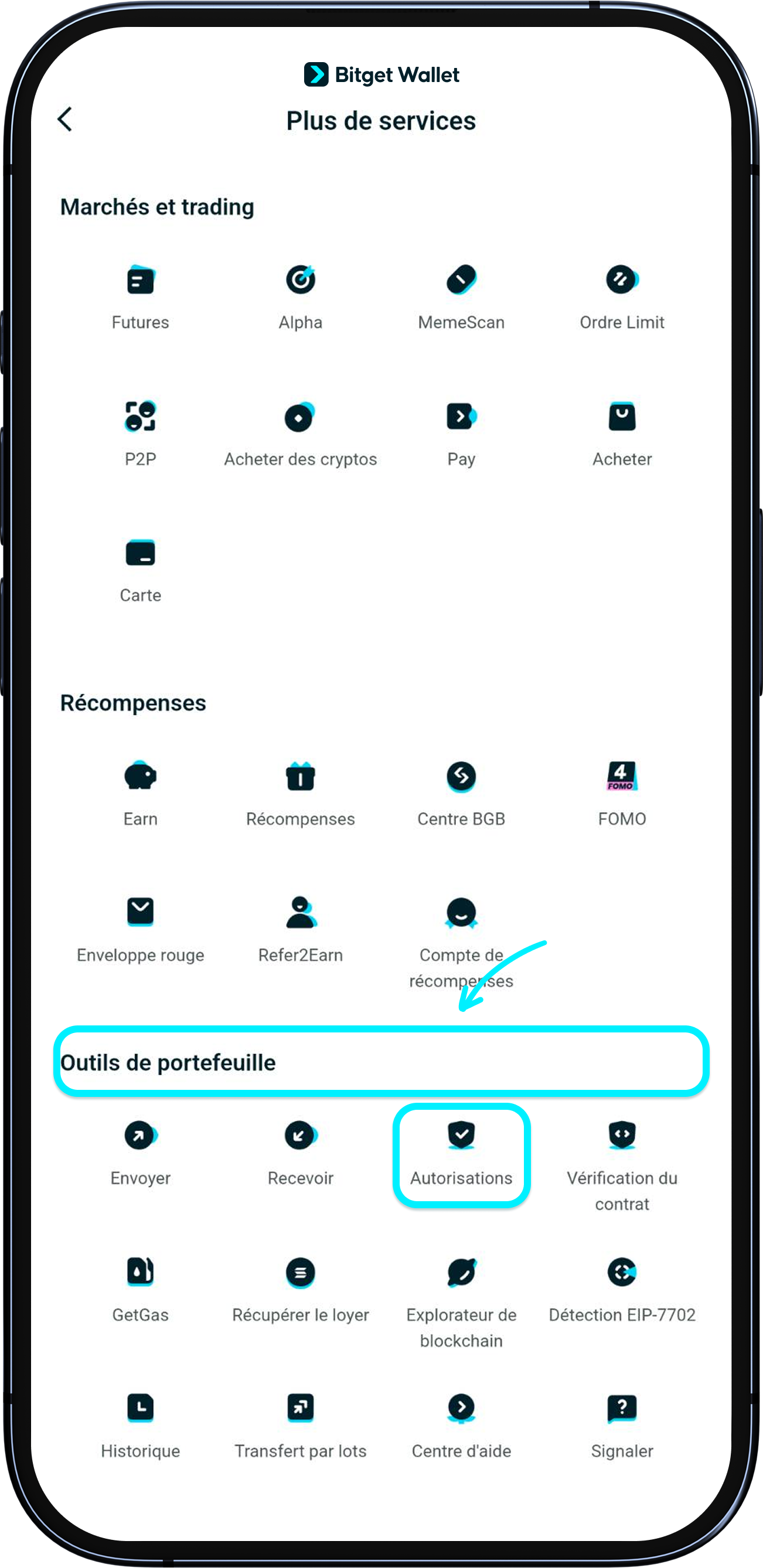 Renforcer la sécurité de votre Bitget Wallet
