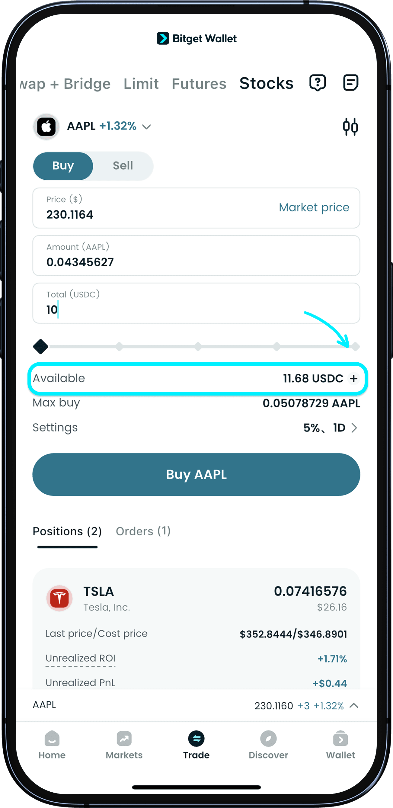 Supported token