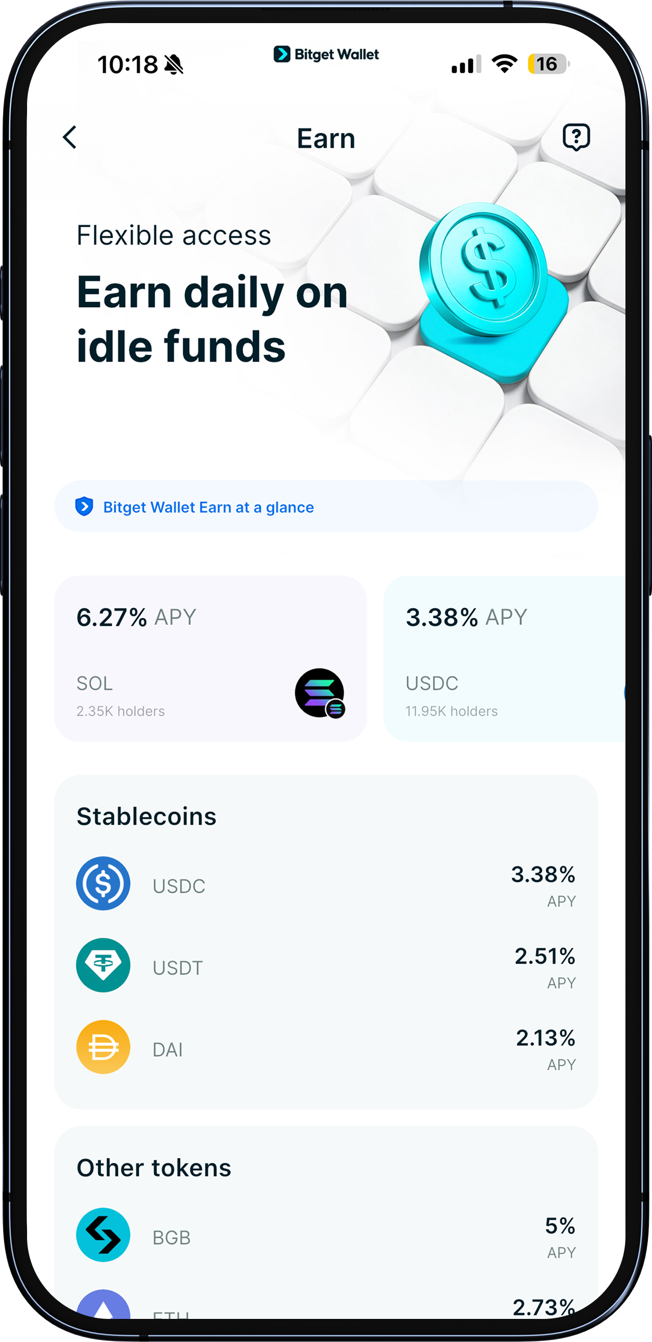 Ganhe renda passiva com seus criptoativos