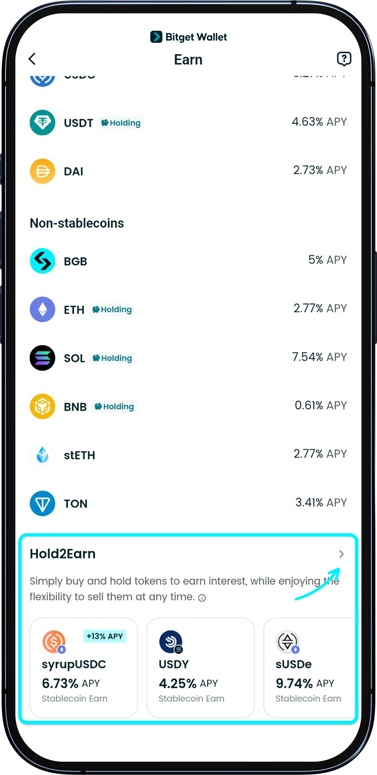How to select a Hold2Earn product