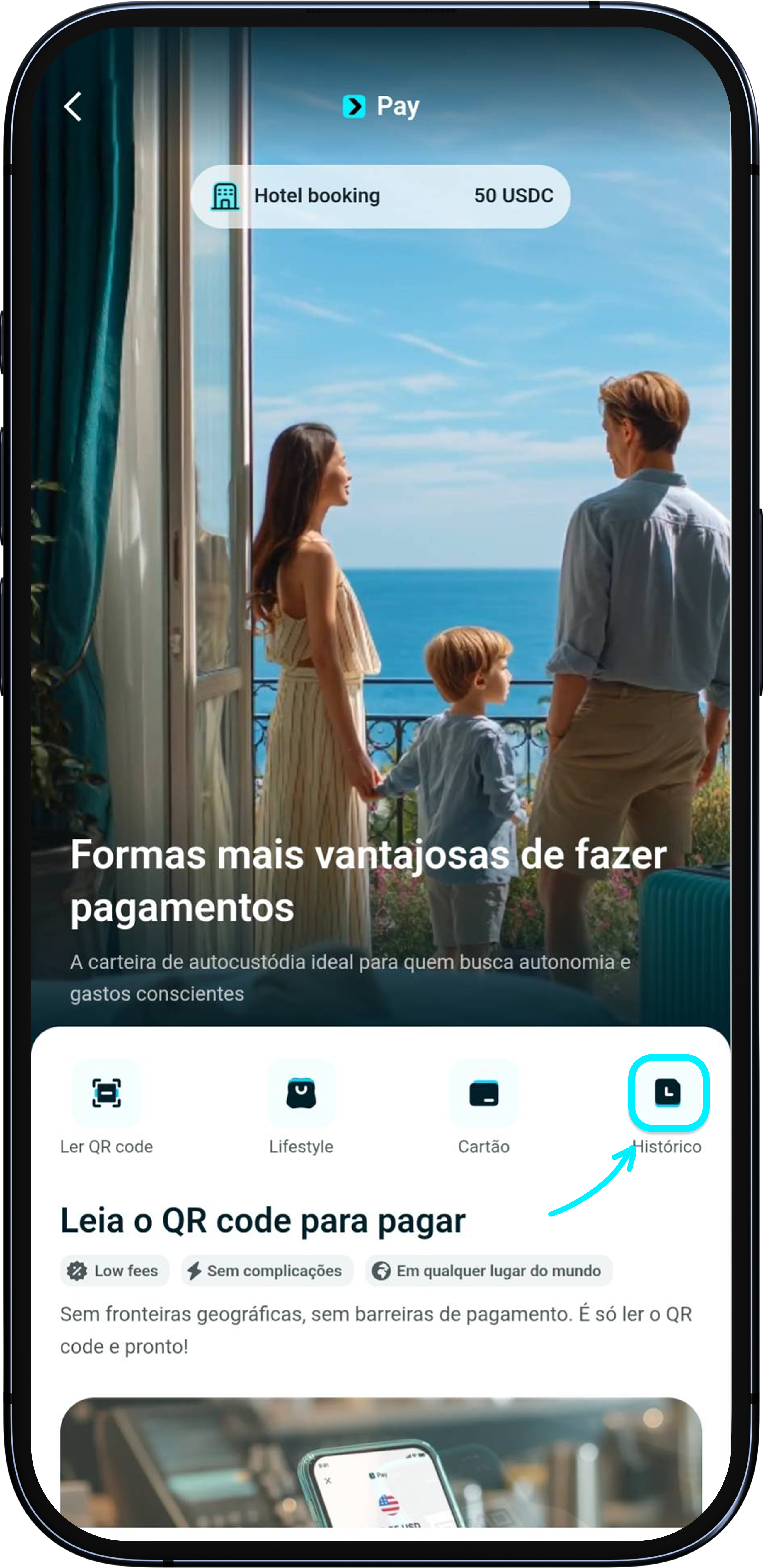 Onde posso verificar minhas transações?