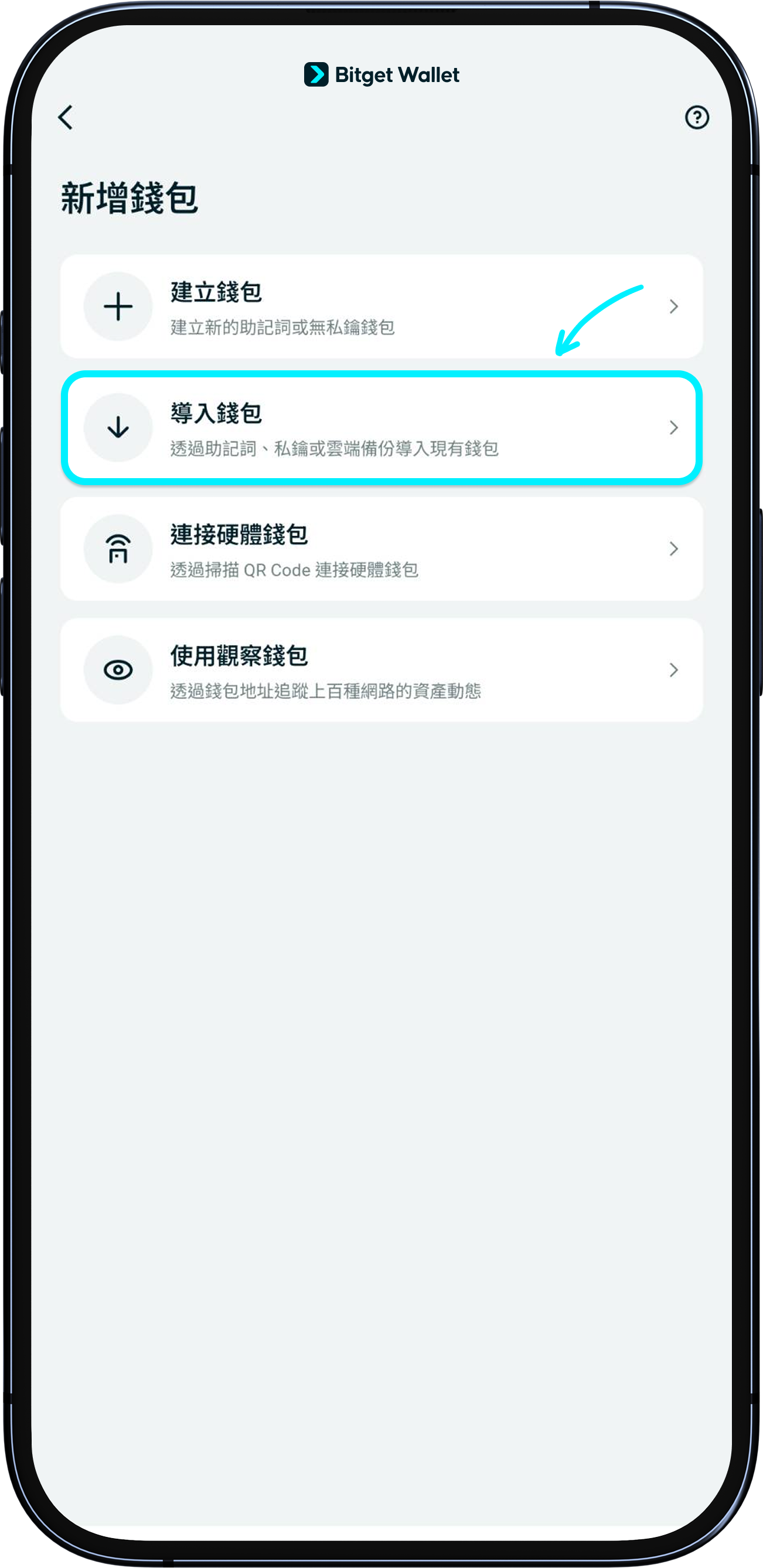 如何安全導入其他錢包