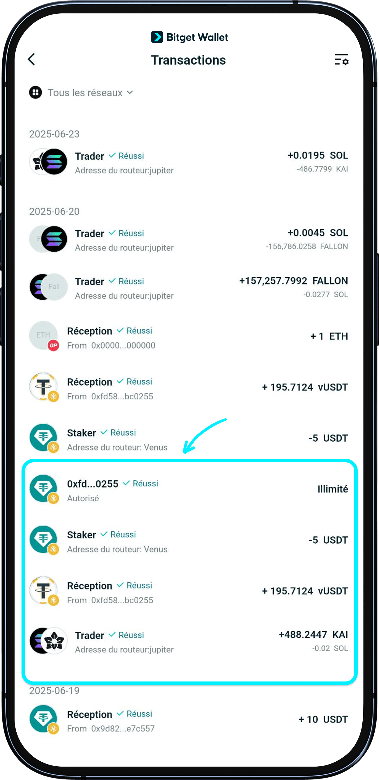 Vérifier votre solde