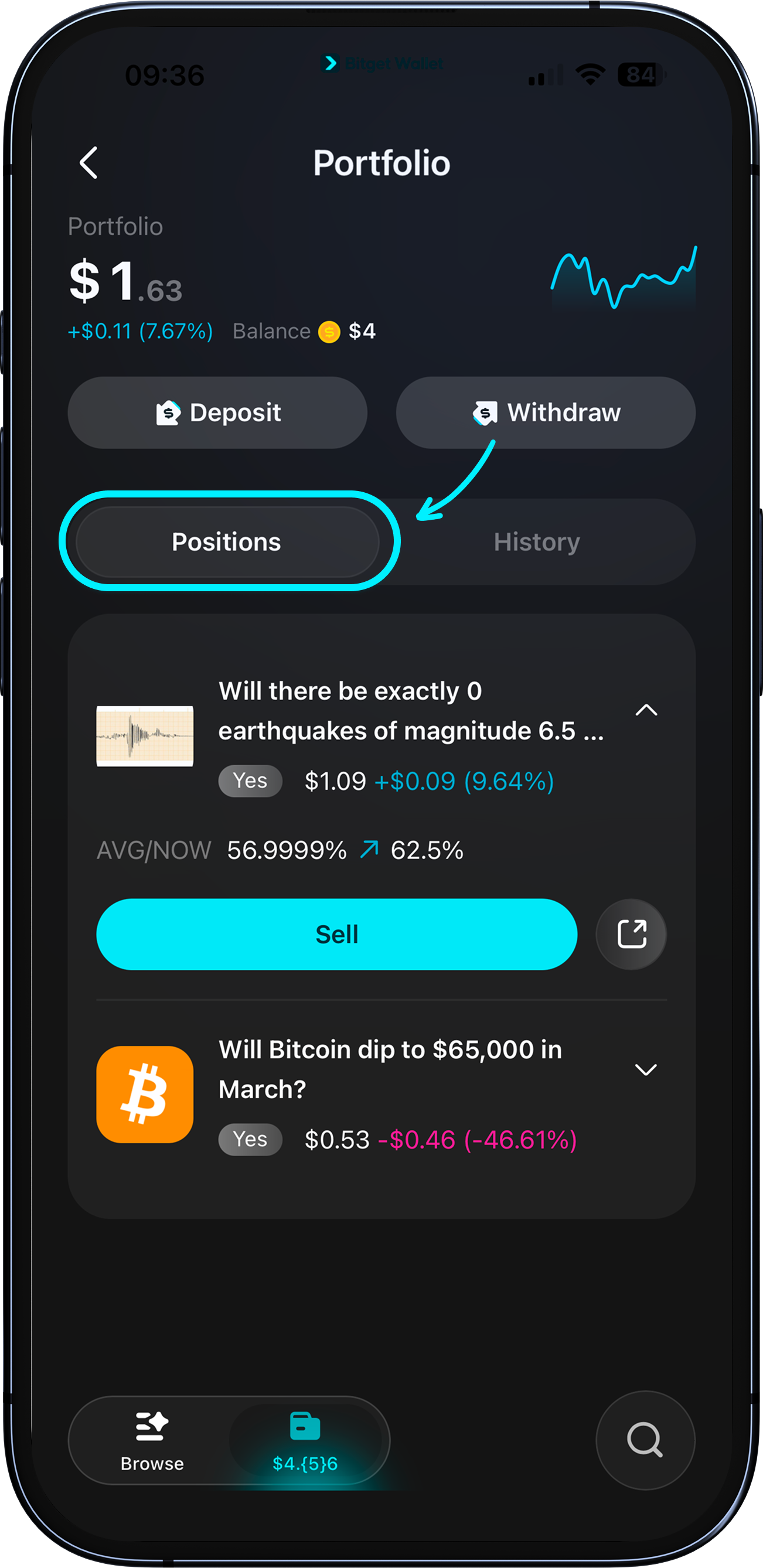 ওপেন পজিশনসমূহ দেখা এবং পরিচালনা করা