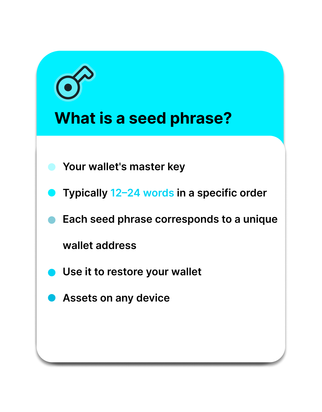 How to back up seed phrase | Creating your first wallet - Bitget Wallet  Help Center