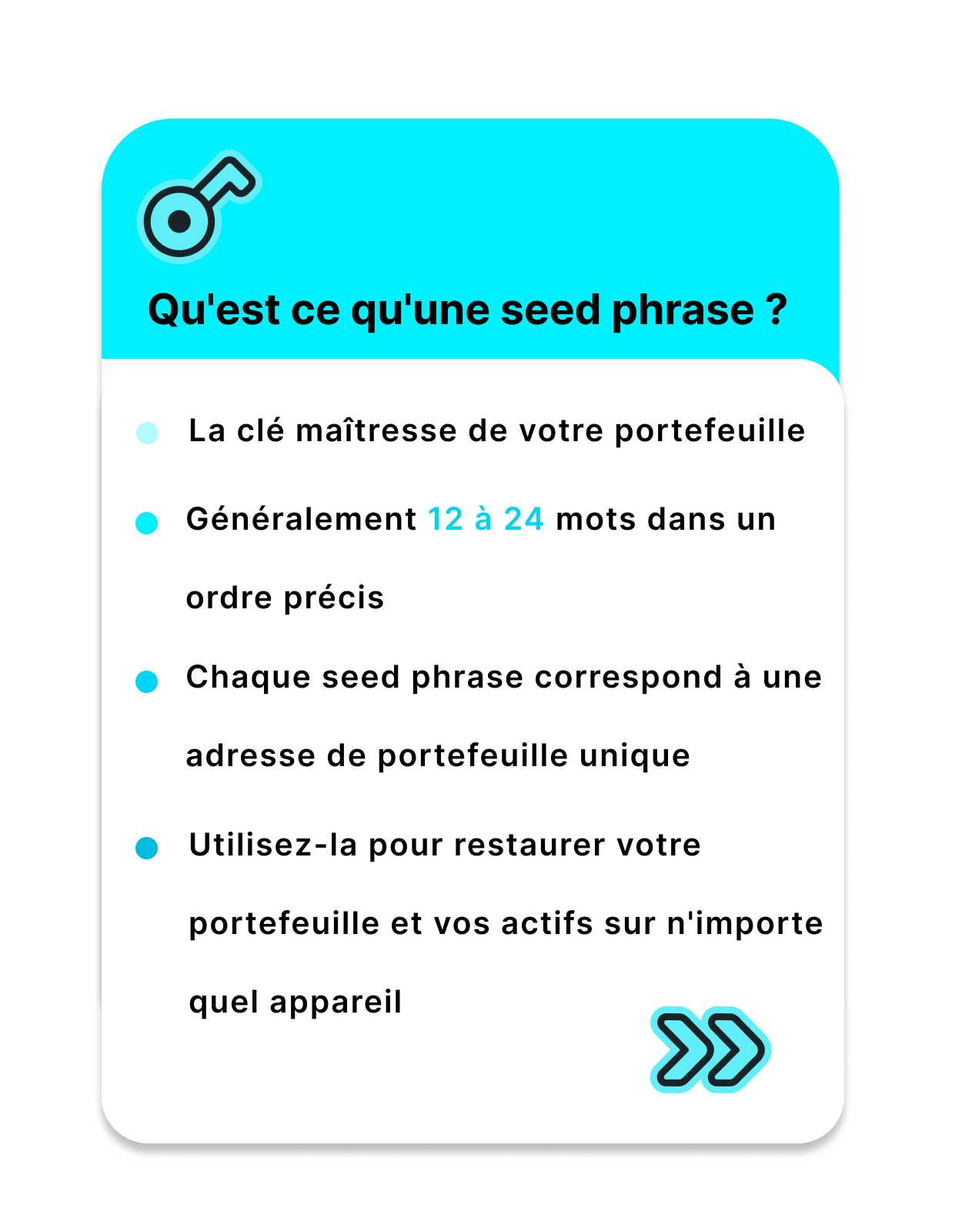 Qu'est ce qu'une seed phrase ?