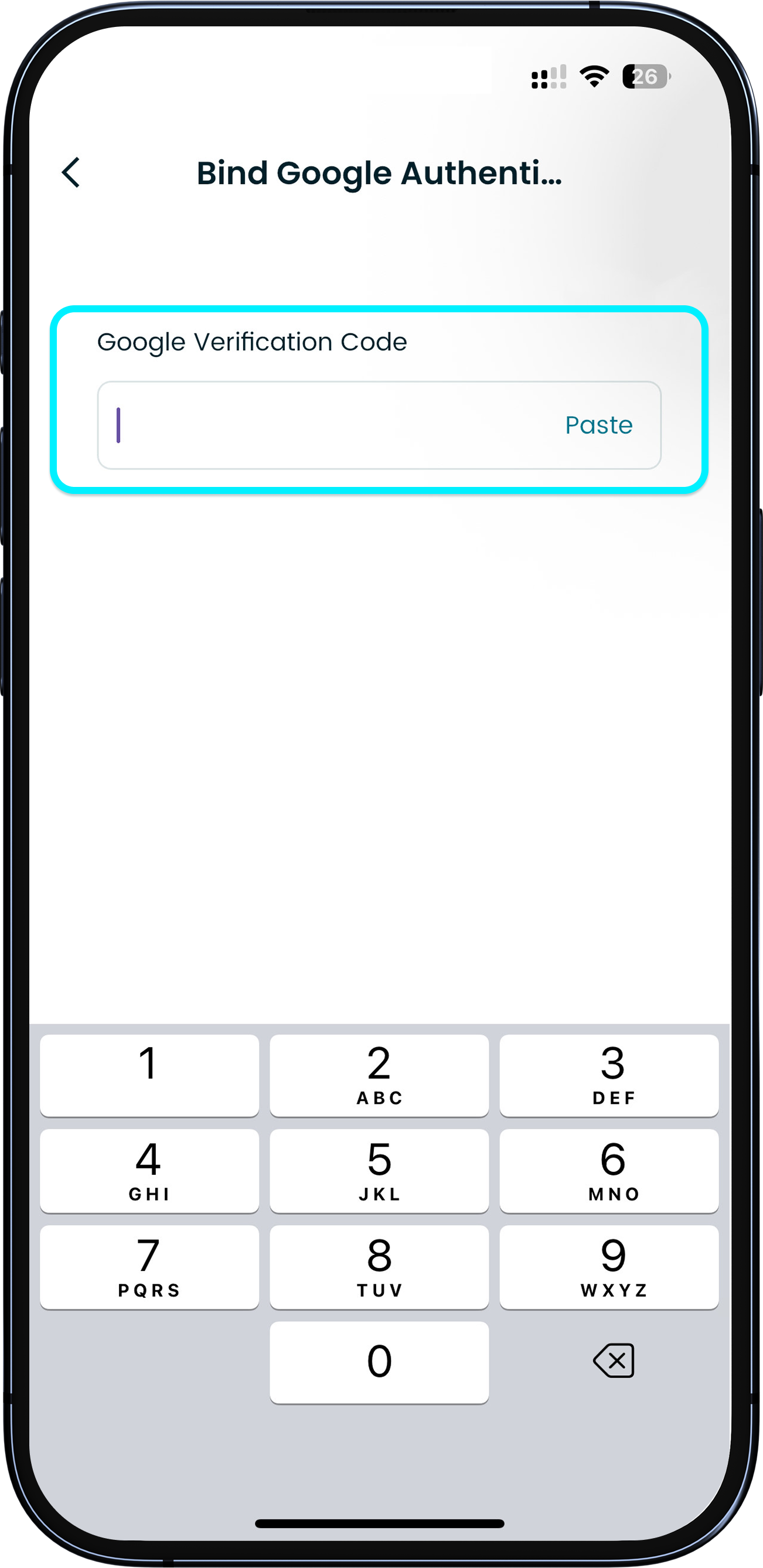 Associare l'app Bitget Wallet