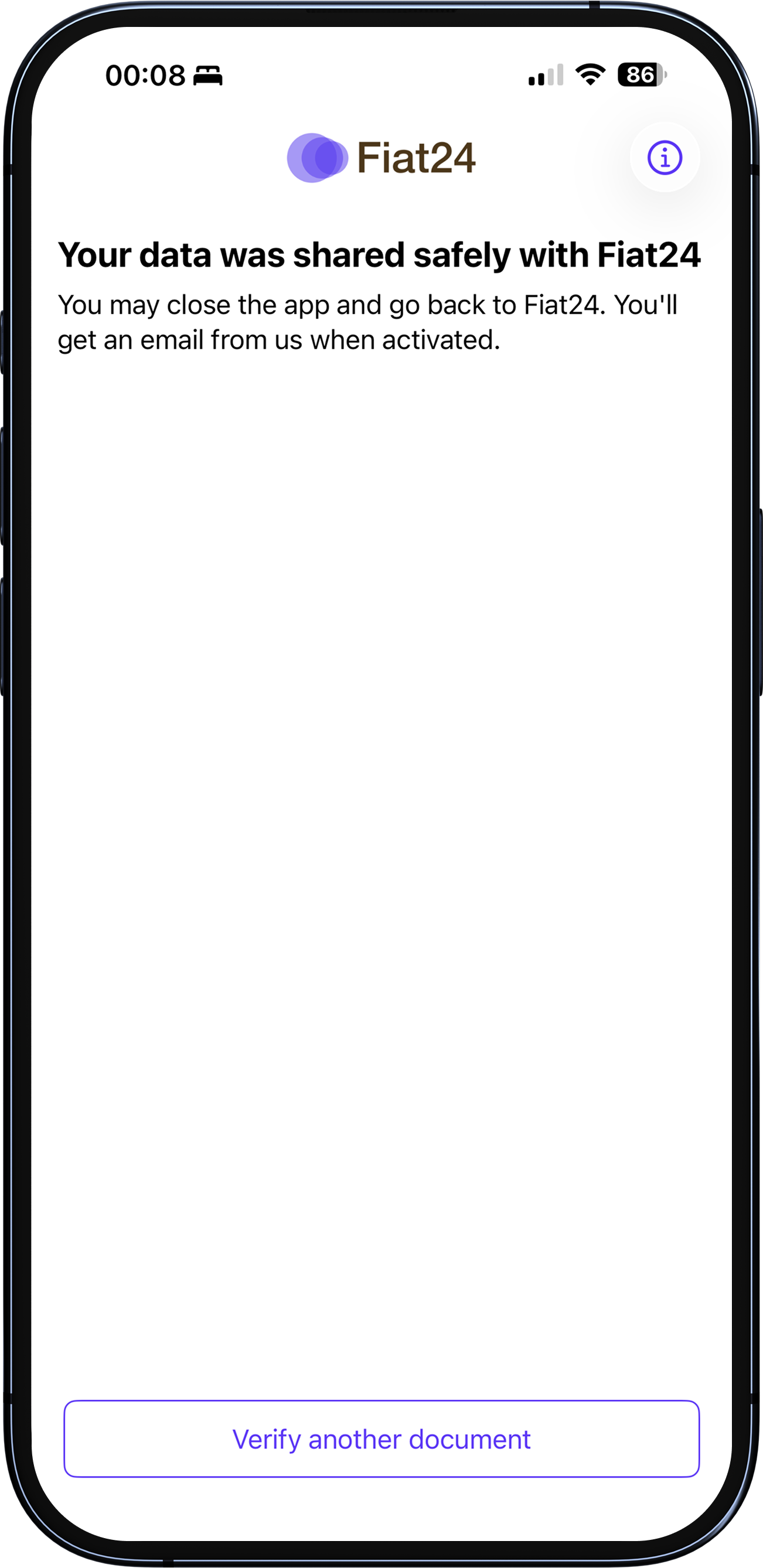 Einreichen und auf Bestätigungs-E-Mail warten