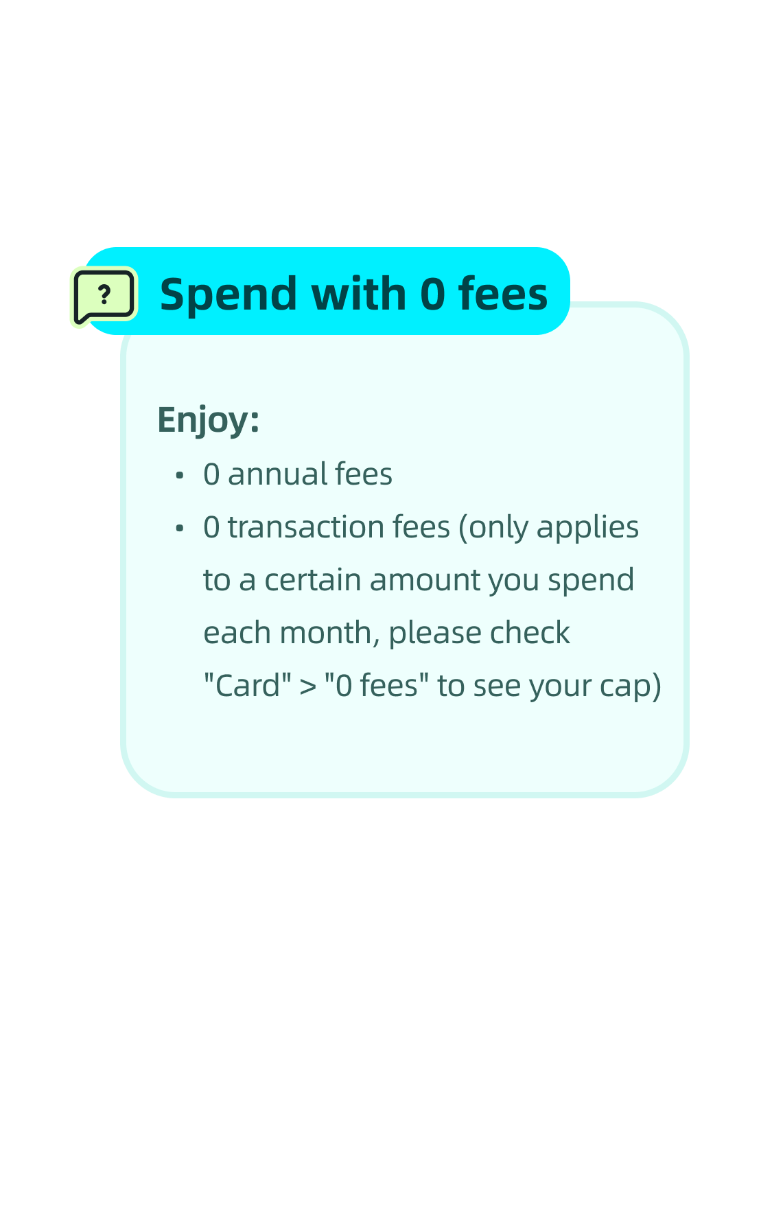 0 शुल्क पर खर्च करें