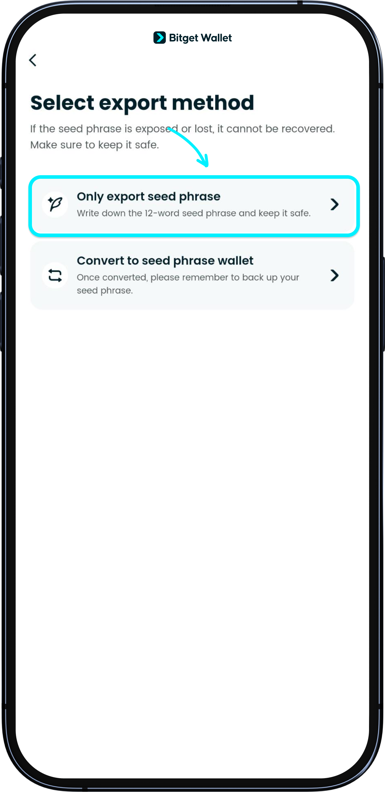 केवल सीड फ्रेज निर्यात करें