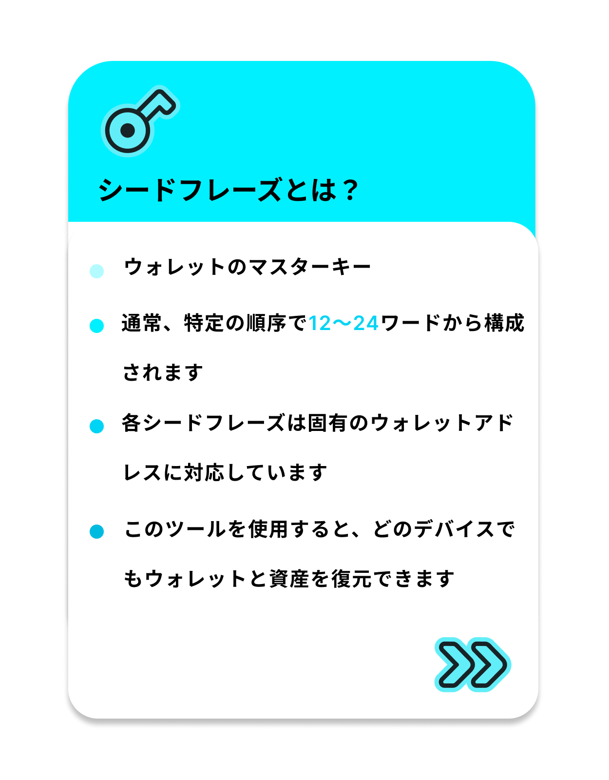 シードフレーズのバックアップ方法 | ウォレットを作成してみましょう - Bitget Wallet Help Center