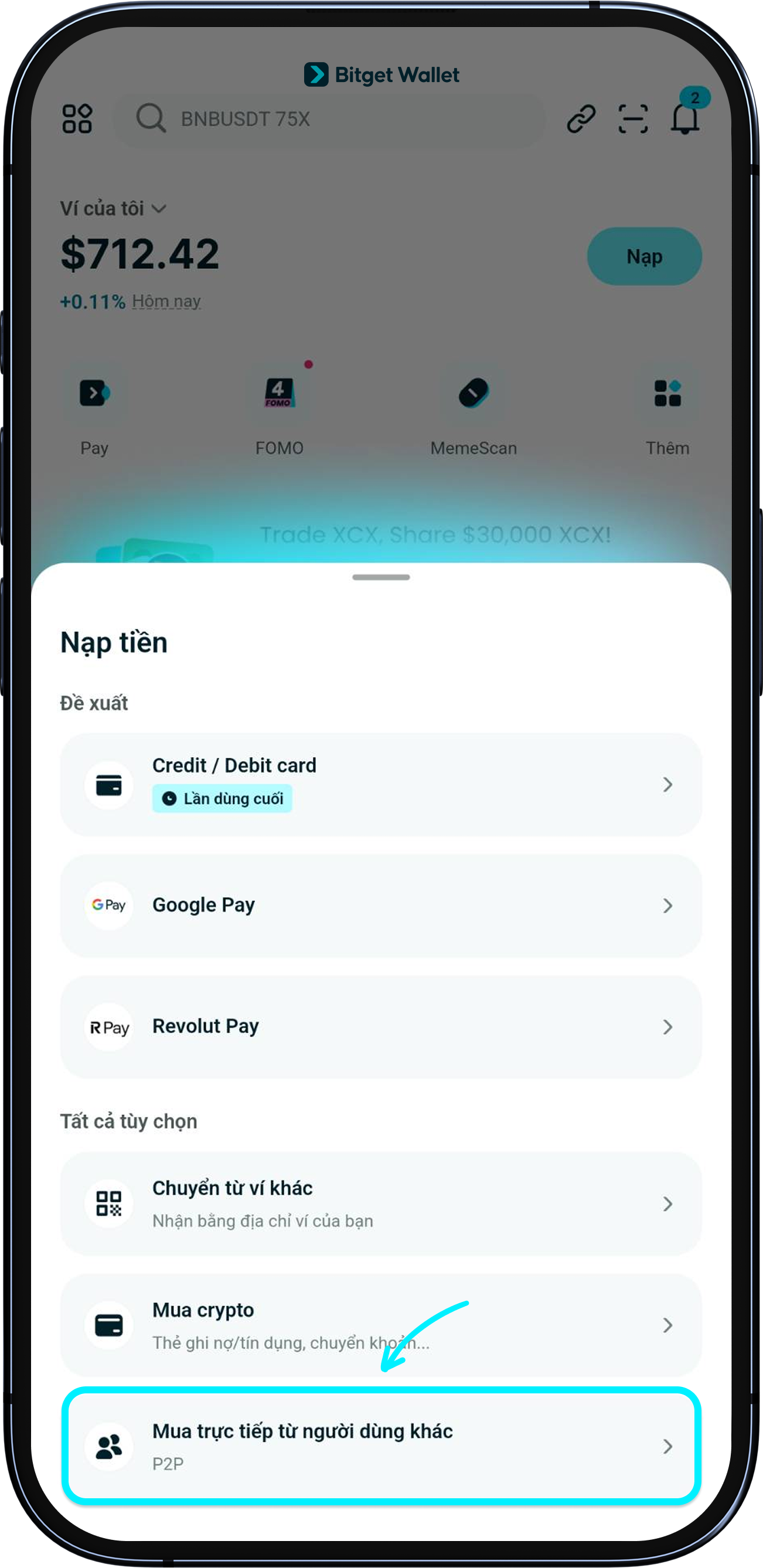 Cách bắt đầu giao dịch P2P