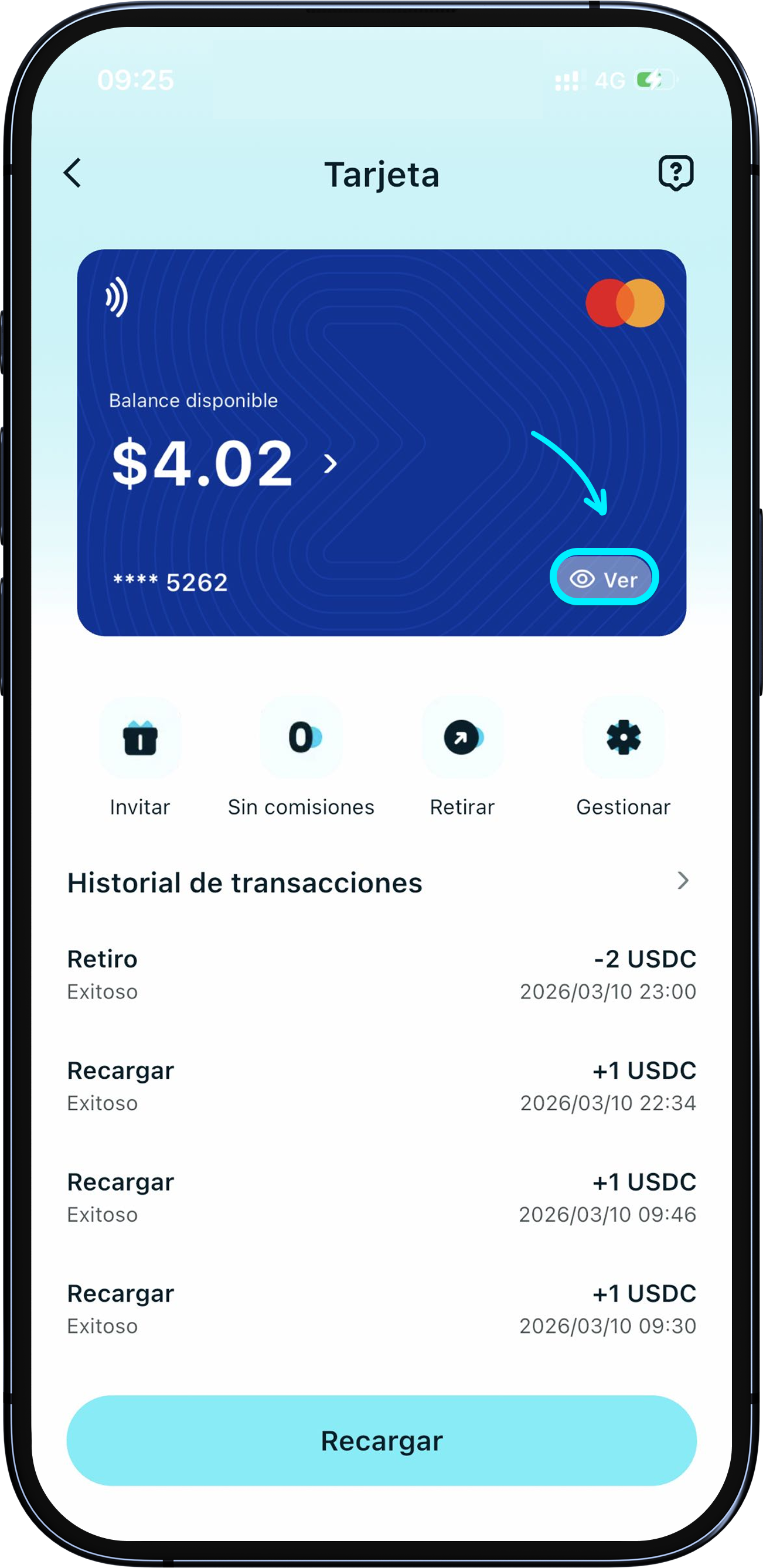 Verificando los datos de tu tarjeta