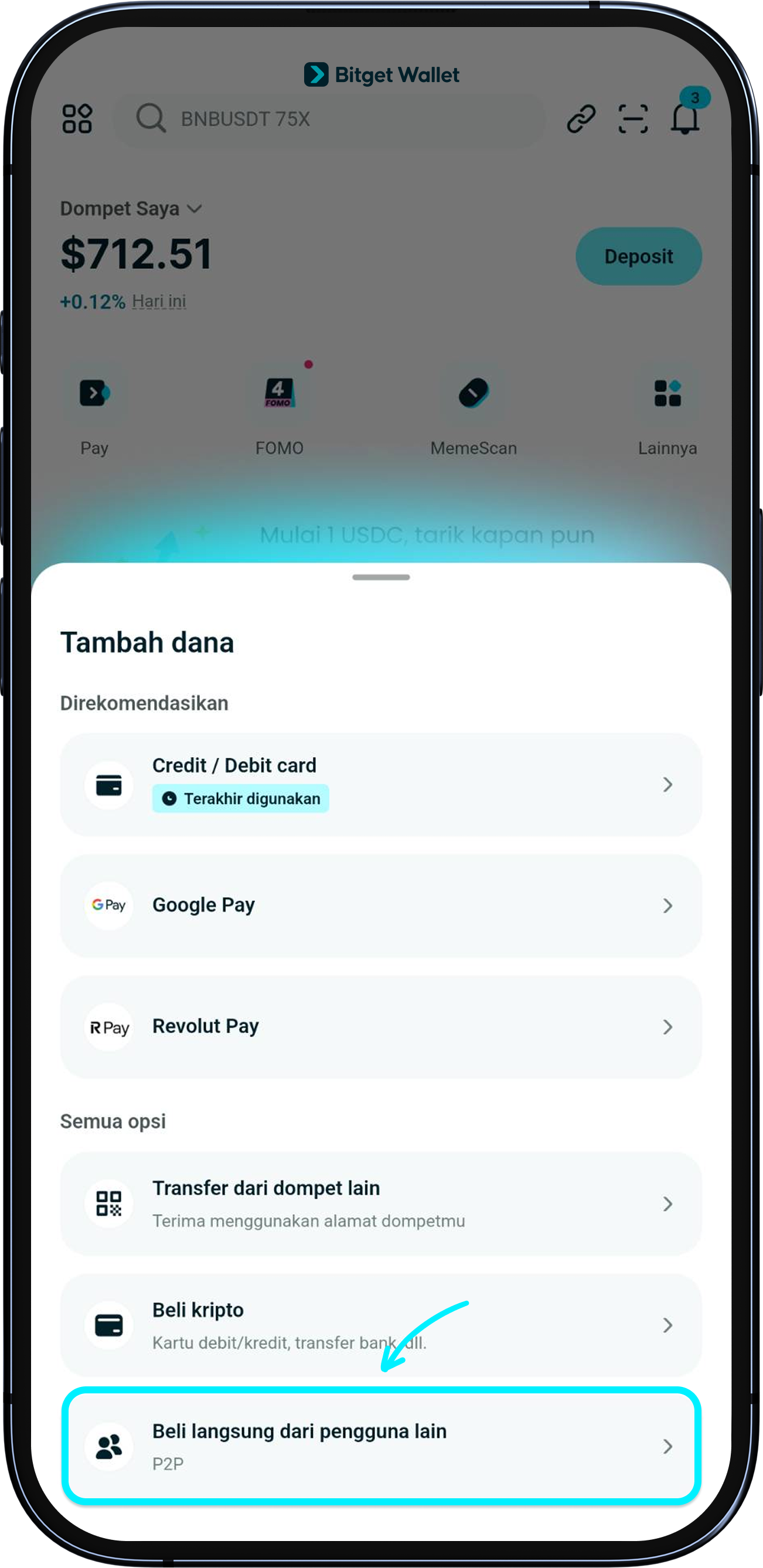 Cara memulai perdagangan P2P