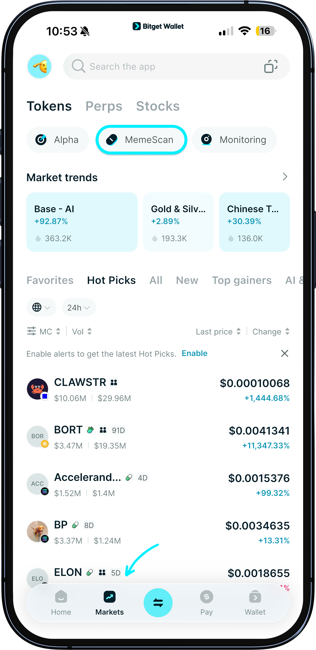 Token list – Finalizing