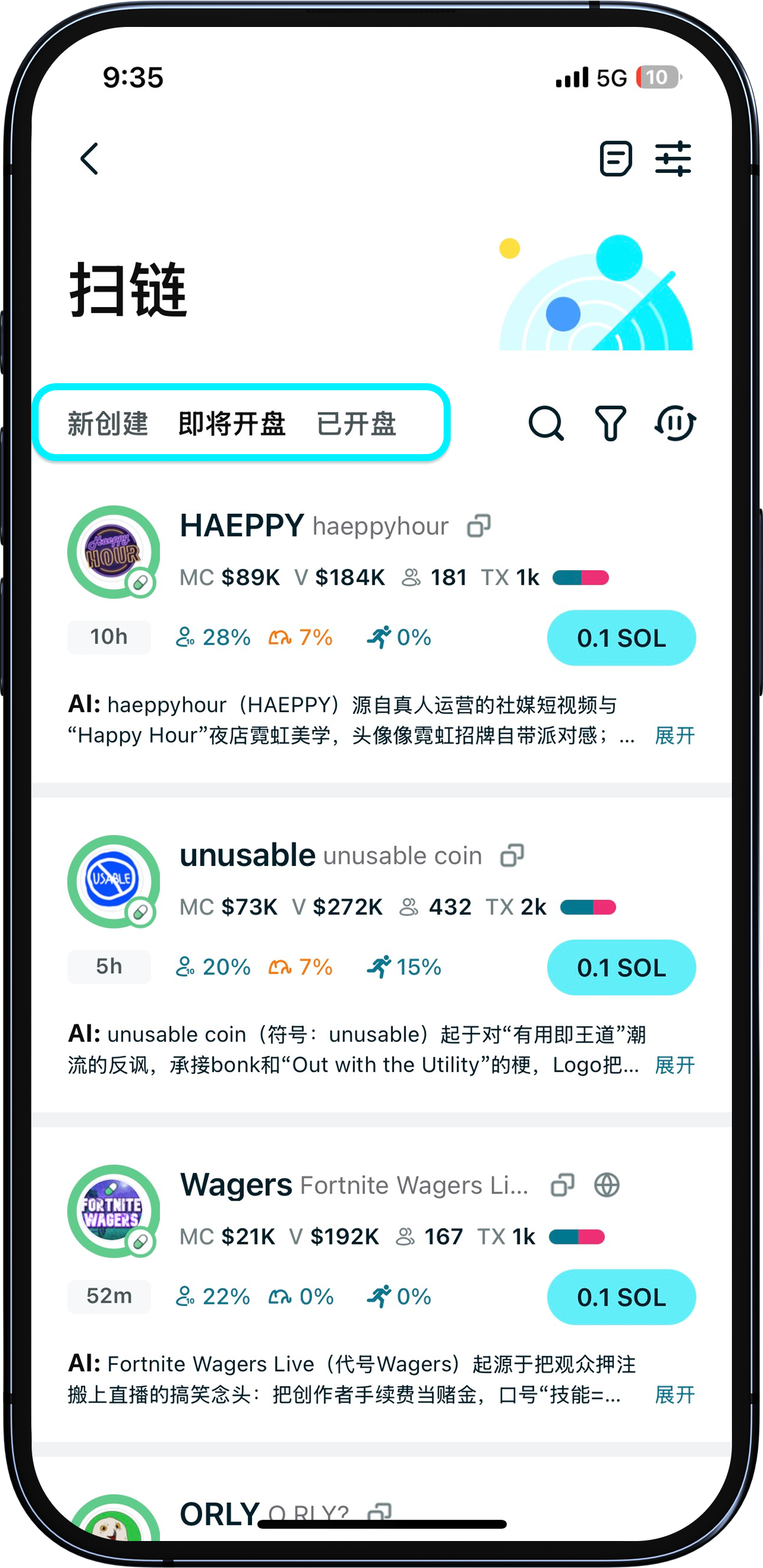 币种列表详解-“即将开盘”