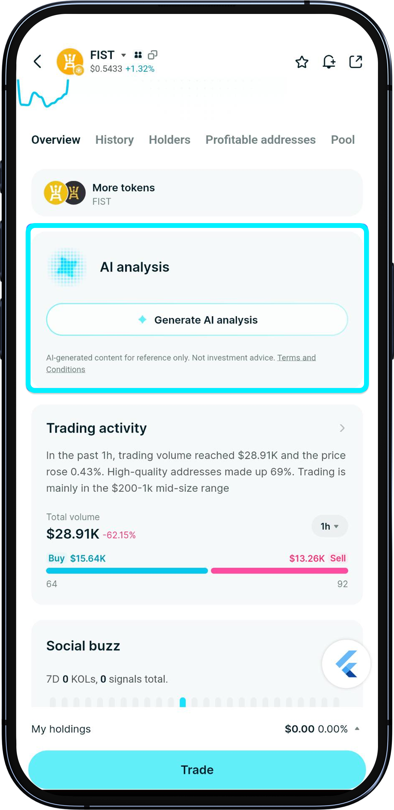 Generating analysis manually