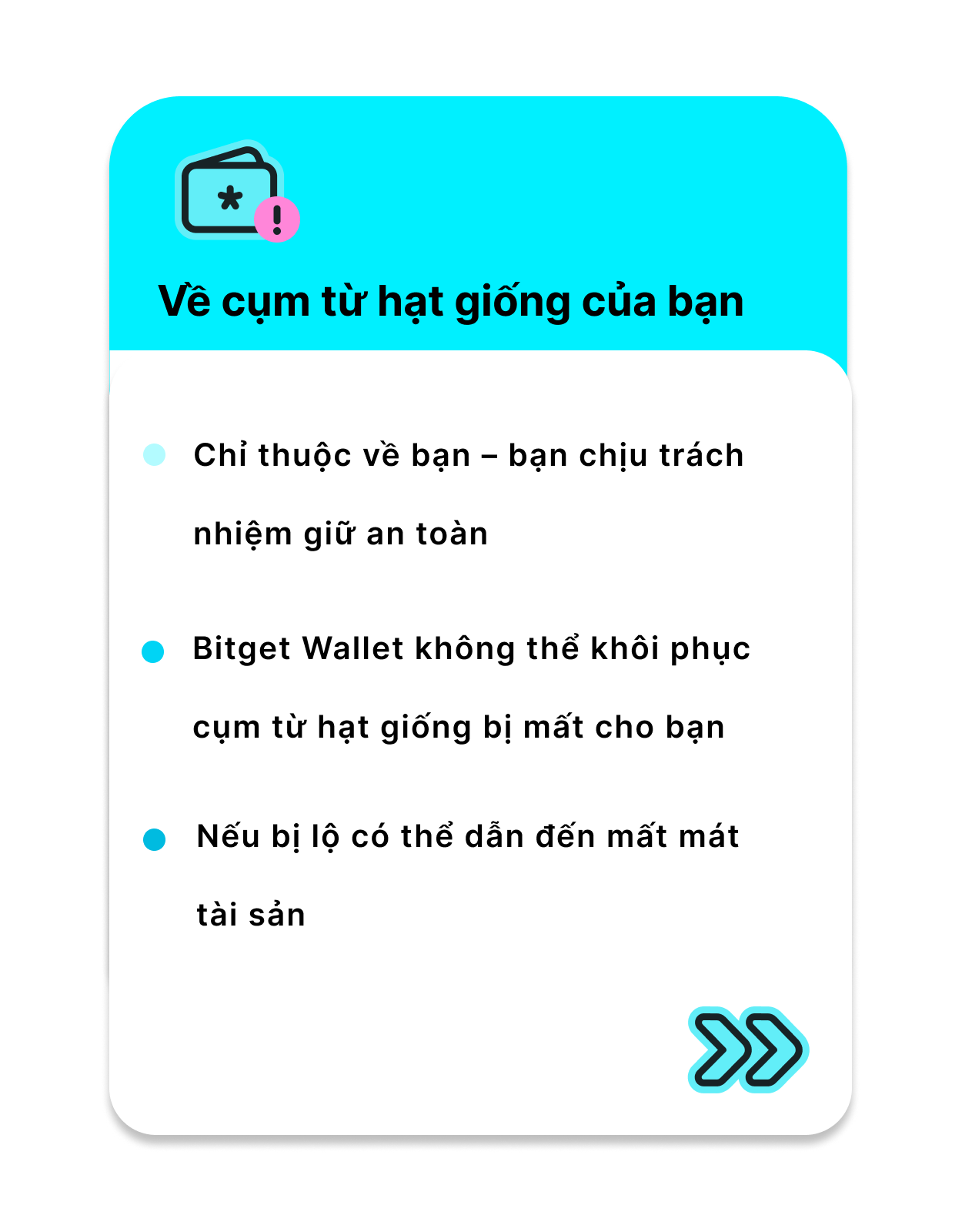 Tại sao bạn cần sao lưu cụm từ hạt giống?
