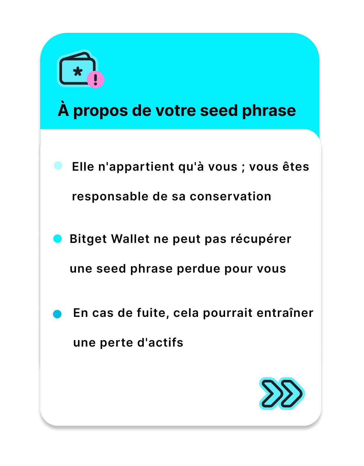 Pourquoi sauvegarder votre seed phrase ?