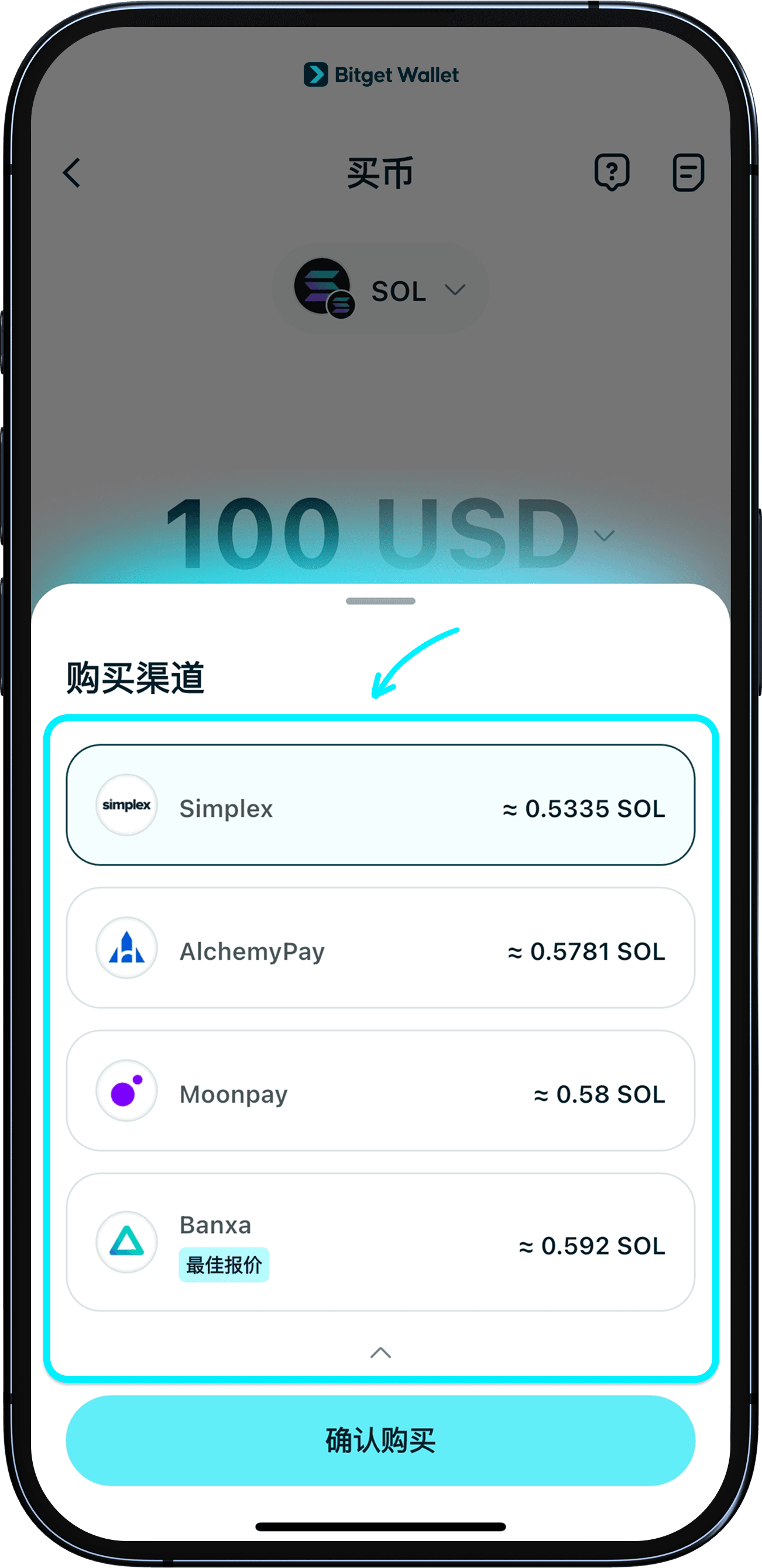 选择支付渠道