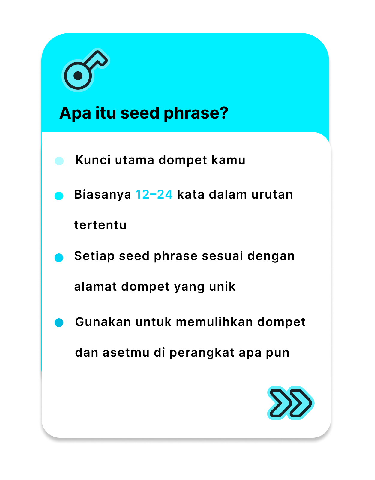 Apa itu seed phrase?