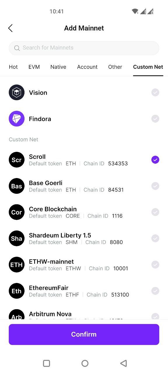 Download Scroll Wallet