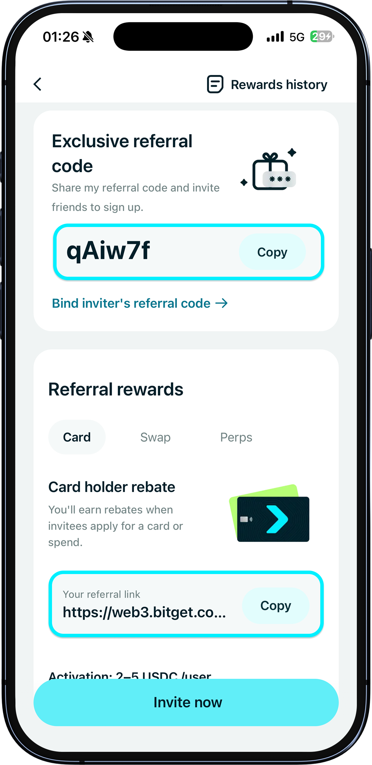 How to view your invitation code