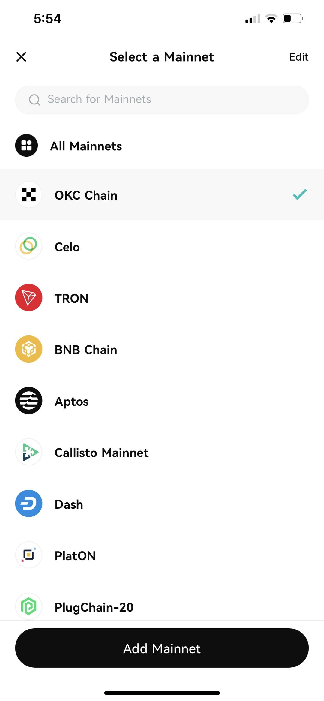 Download OKX Chain (OKT) Wallet
