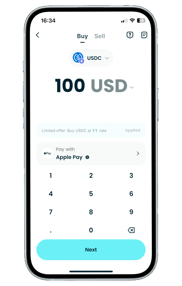 เลือกสกุลเงินที่ใช้ชำระเงินและโทเค็นที่จะซื้อ