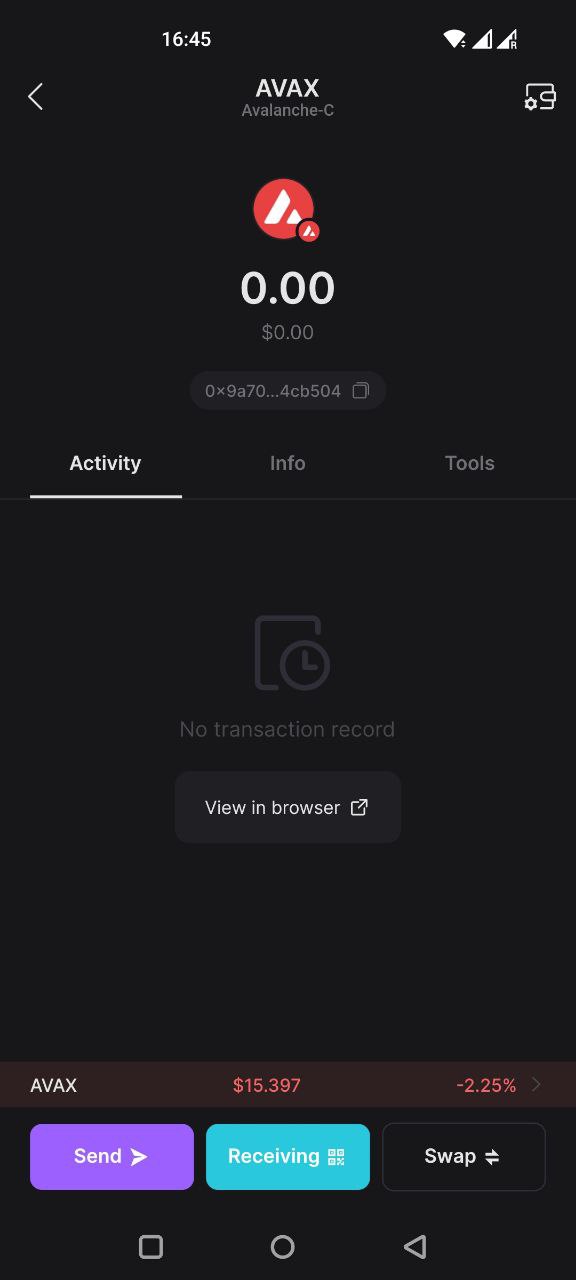 How to Create an Avalanche-C Chain (AVAX) Wallet in Bitget Wallet