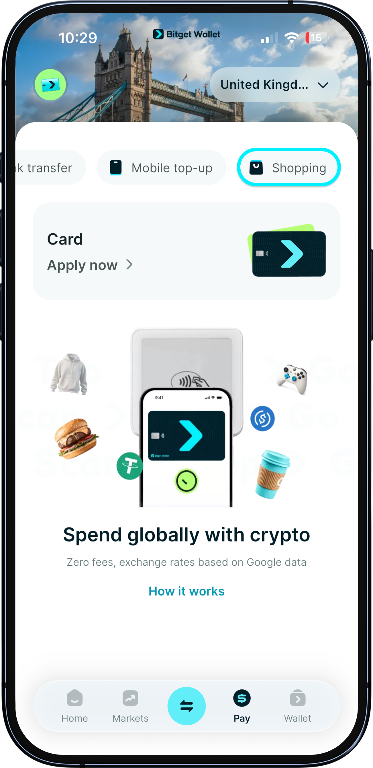 Bitget Wallet पर खरीदारी कैसे करें