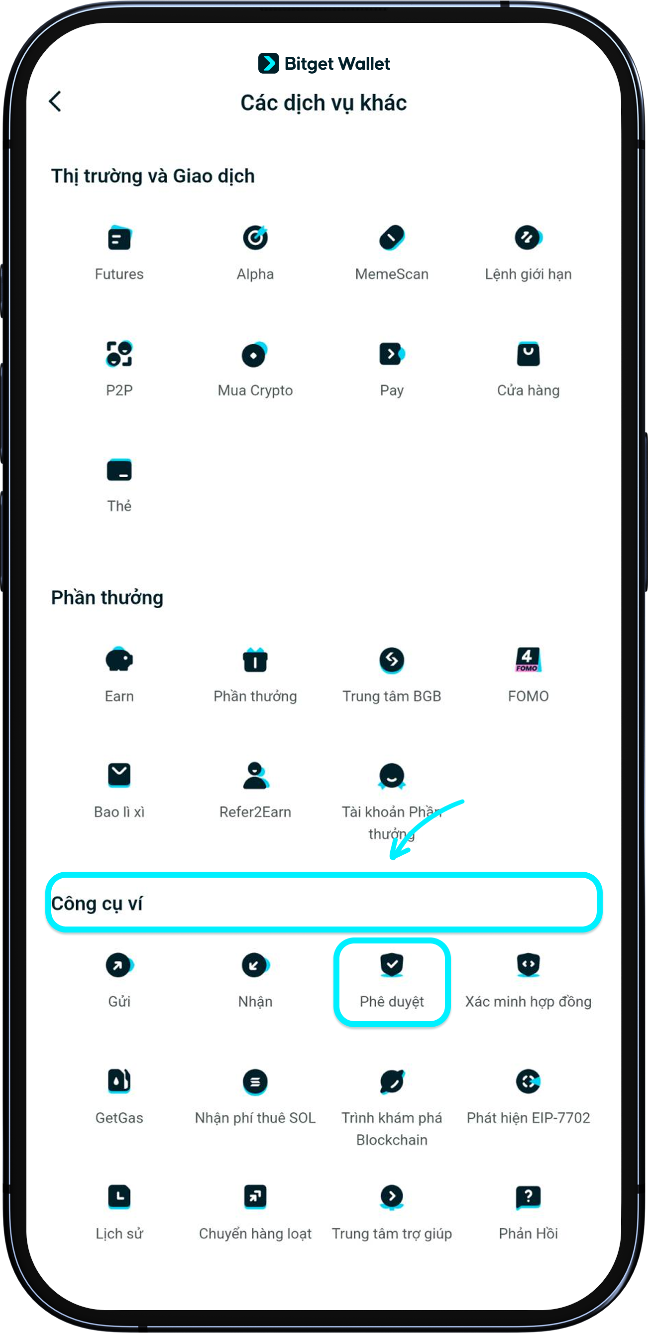 Tăng cường bảo mật Bitget Wallet