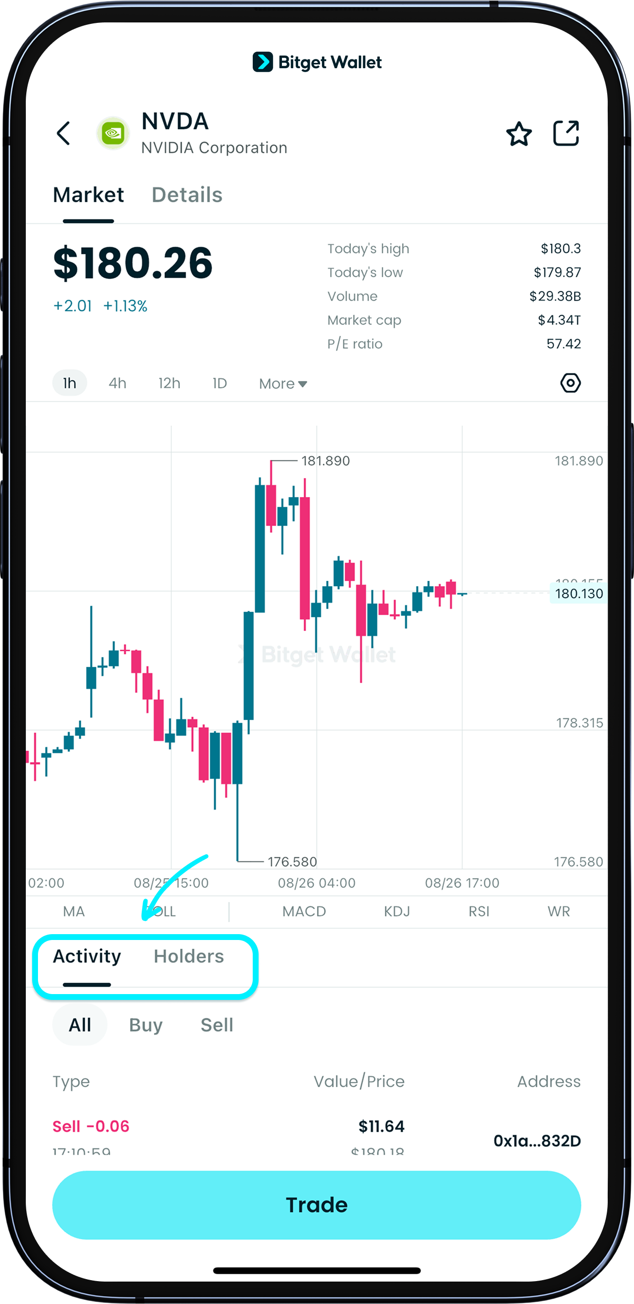স্টকের বিবরণ পরীক্ষা করা হচ্ছে