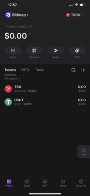 Best TRC20 USDT TRON Wallet App BitKeep