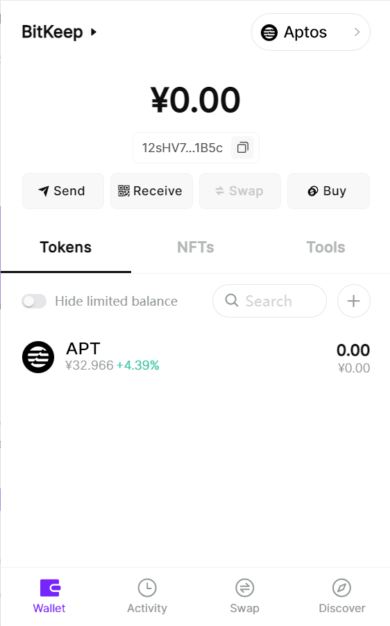 BitKeep Aptos (APT) Wallet
