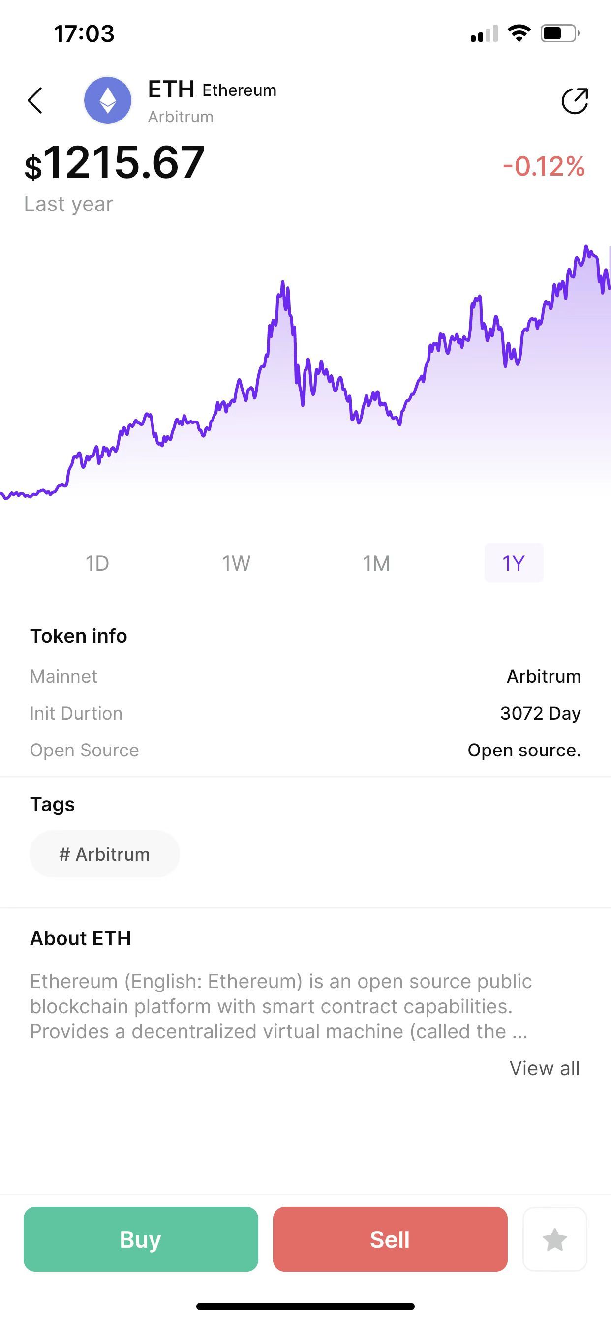 Swap on Arbitrum