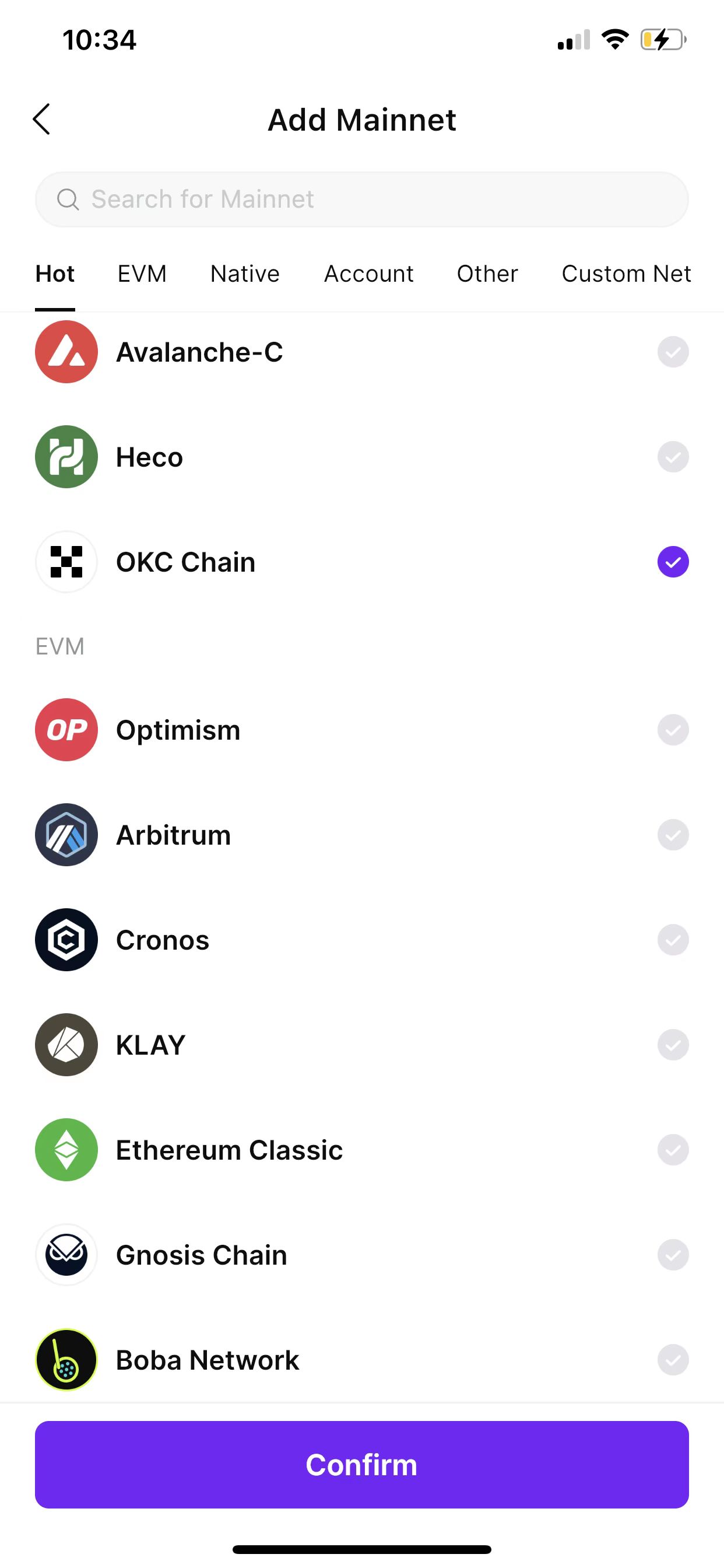 Download OKX Chain (OKT) Wallet